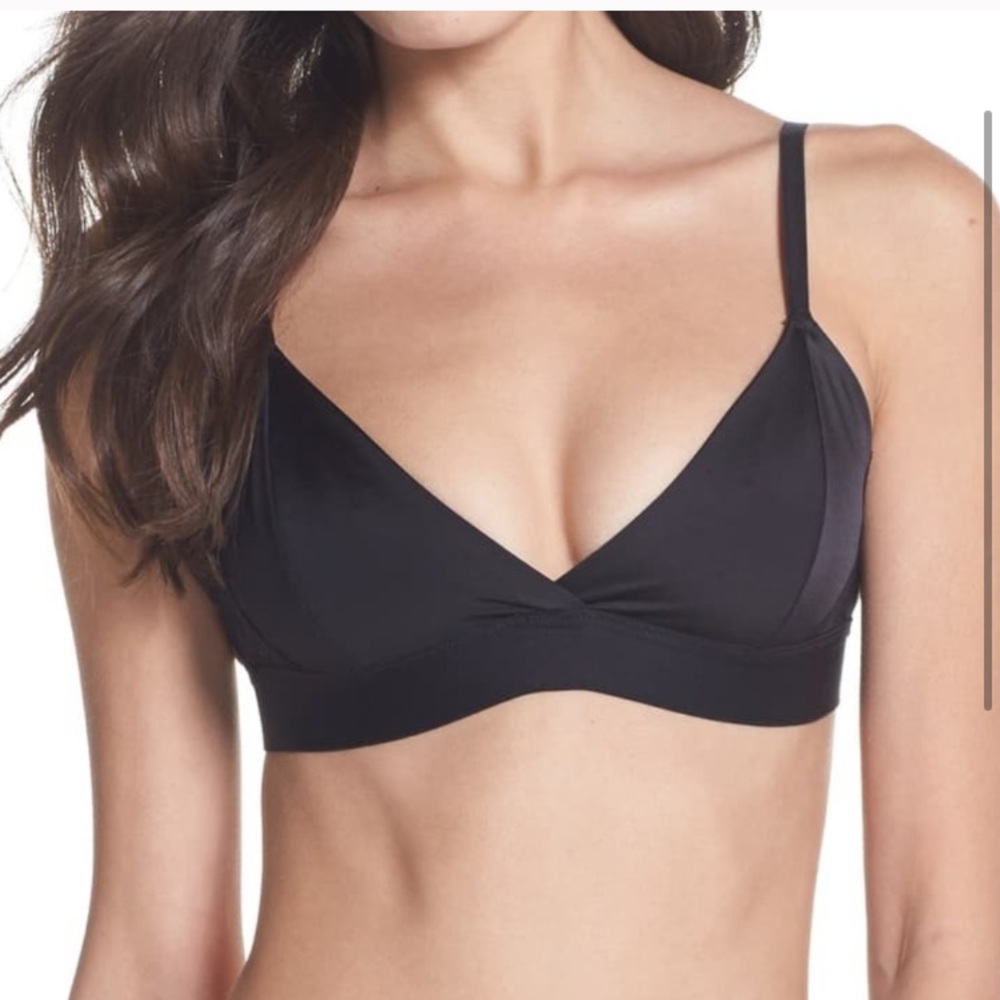 NWT Sam Edelman Black Lace Bonded Bra - Picture 3 of 6